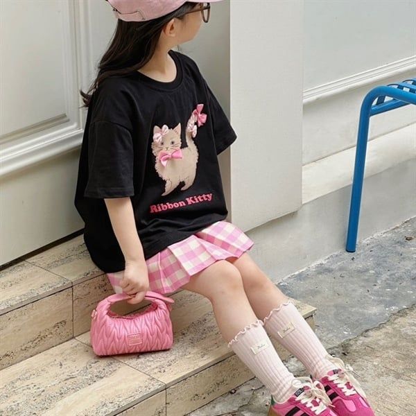  Túi da mini hồng vân thừng 