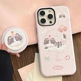  Ốp magsafe mèo mũ sinh nhật 