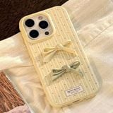  Ốp sọc 2 nơ vải 