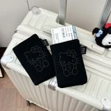  Ví bọc hộ chiếu Hello Kitty vải nhung 