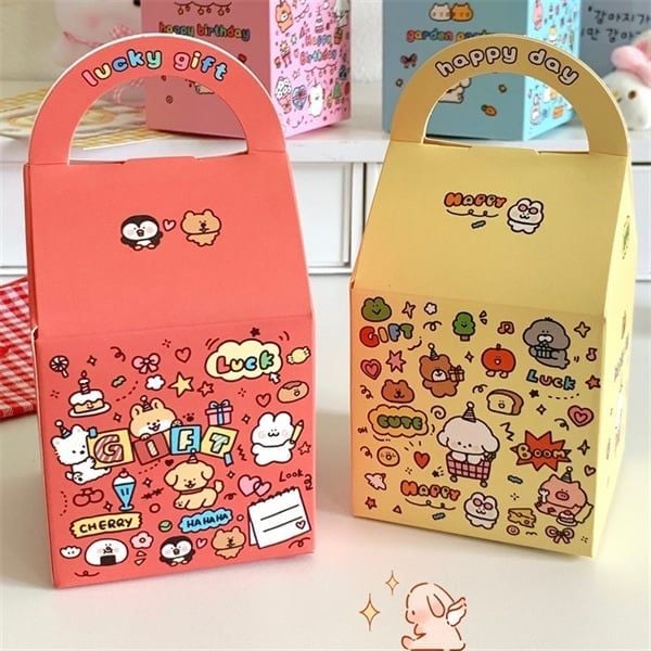  Hộp quà ngôi nhà vuông 8x8x16cm 