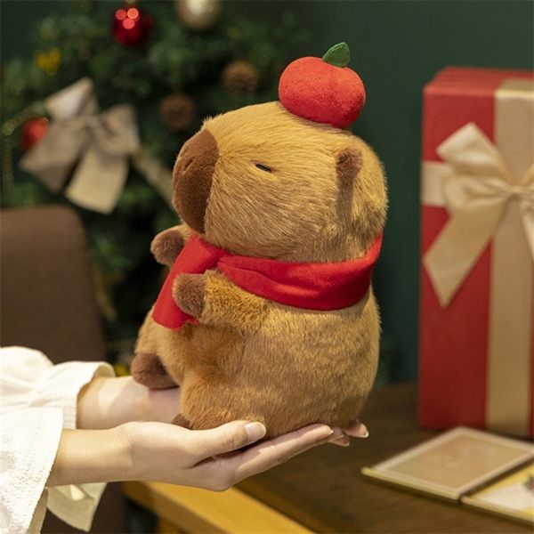  Capybara bông Giáng Sinh 26cm 