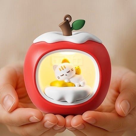  Đèn ngủ quả táo phủ tuyết 