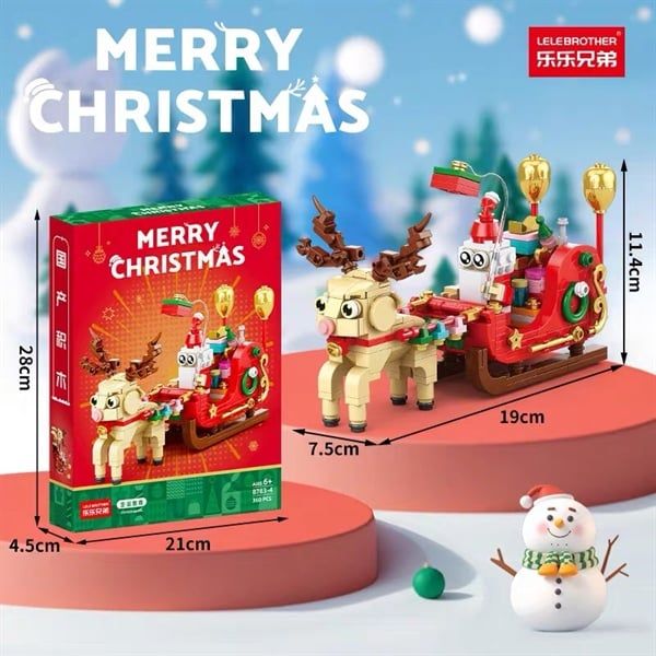  Xếp hình Giáng Sinh hộp to 