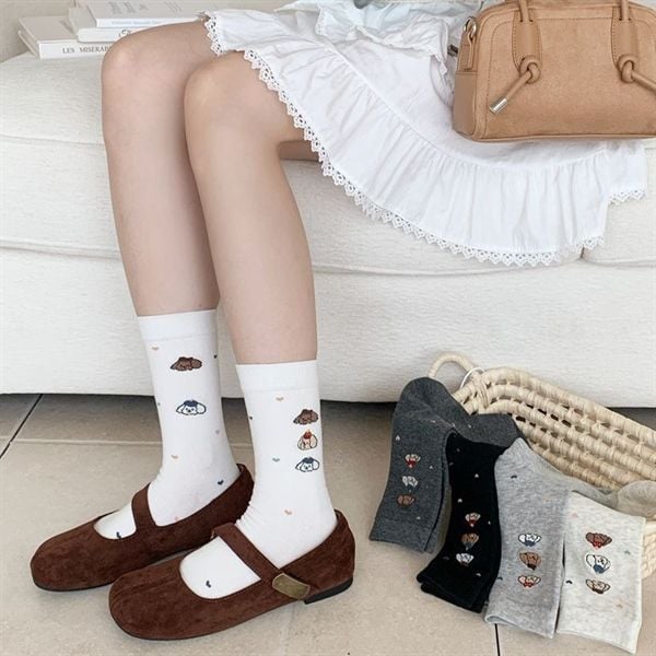  Tất The TeaLife cún trái tim nhí 