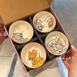 Set 4 bát con Tom&Jerry 
