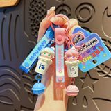  Móc khoá Dimoo cốc trà sữa 