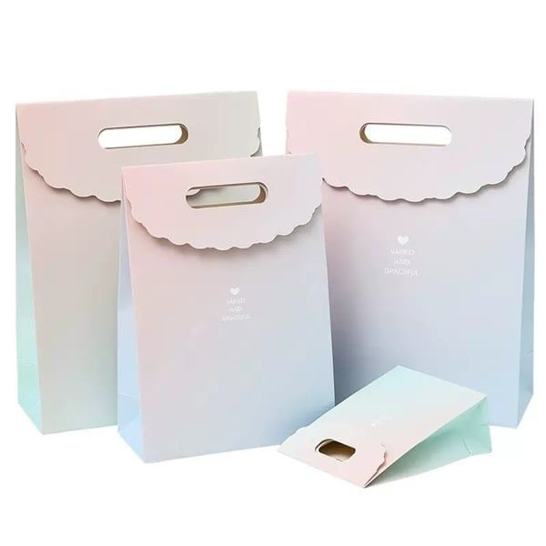  Túi quà gập miệng ombre 