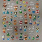  Sticker dán móng Disney Giáng Sinh 