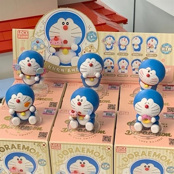  Blind box Doraemon đồ ngọt 