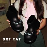  Giày đi mưa mèo mun 