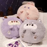  Gối kèm chăn thú dấu chân 40cm 