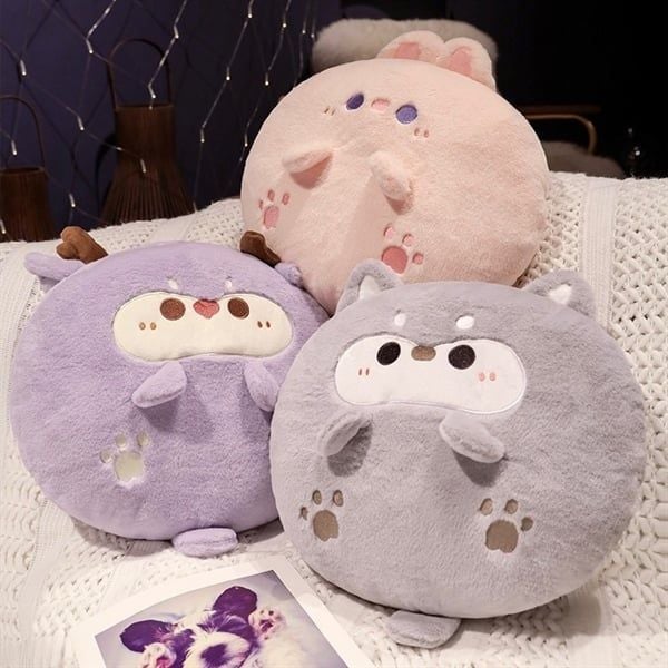  Gối kèm chăn thú dấu chân 40cm 