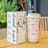 Cốc giữ nhiệt cún Good Luck 