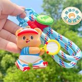  Móc khoá Butter Bear chơi tenis 
