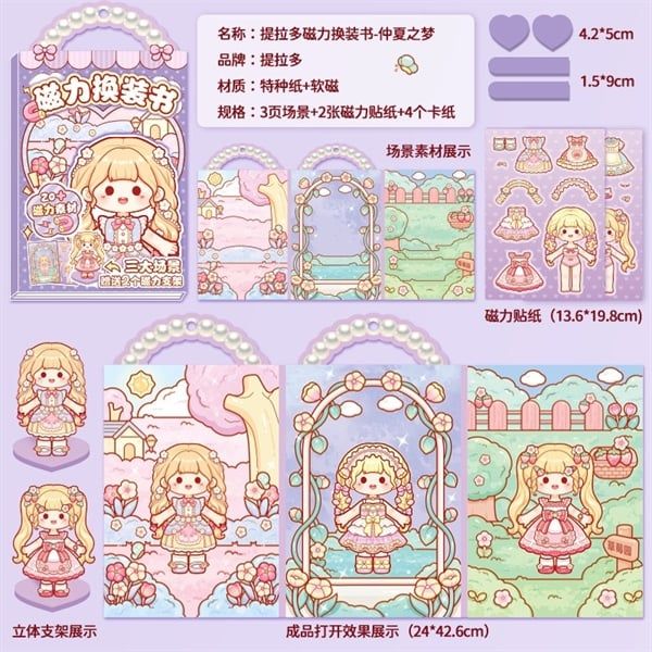  Sticker nam châm stylist 3 background Telado 