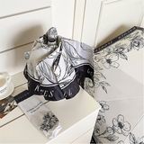  Ô tự động Hoa viền đen 