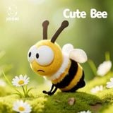  Thú bông côn trùng - Ong 14,5cm 