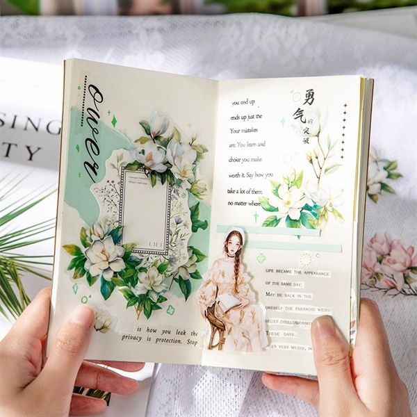  Sticker hoa lá Have a good day 