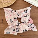  Scrunchies vuông hình nhí 