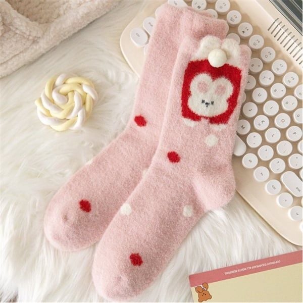  Tất Alice & Andy bông thú đuôi bông 