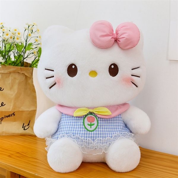  Hello Kitty bông áo hoa tulip 30cm 