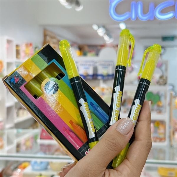  Bút nhớ dạ quang 2 đầu HL-03 