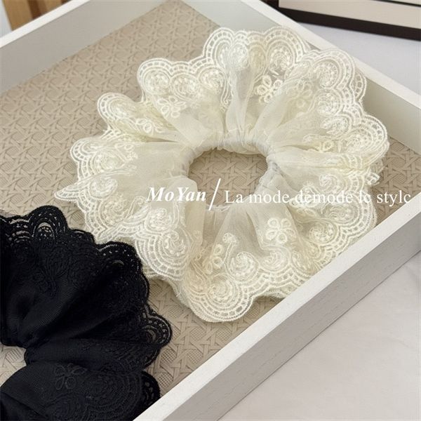  Scrunchies voan đăng ten hoa 