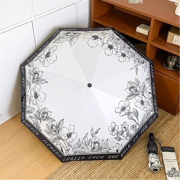  Ô tự động Hoa viền đen 