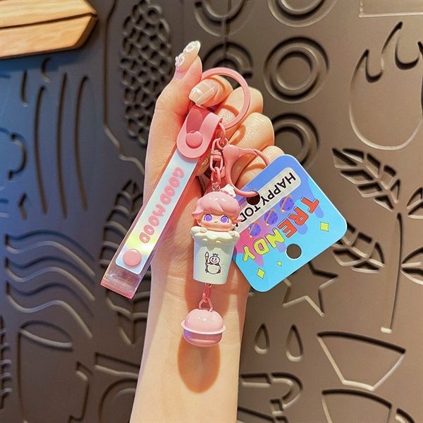  Móc khoá Dimoo cốc trà sữa 