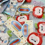  Móc khoá táo cười dẹt 