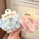  Scrunchies caro mix nơ nhí 