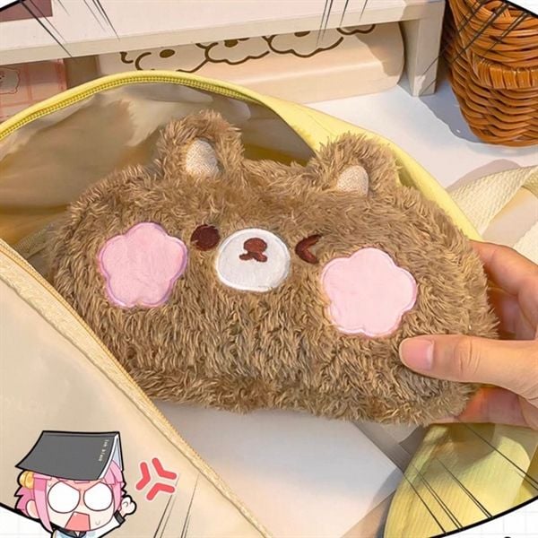  Hộp bút lông thú má hồng 