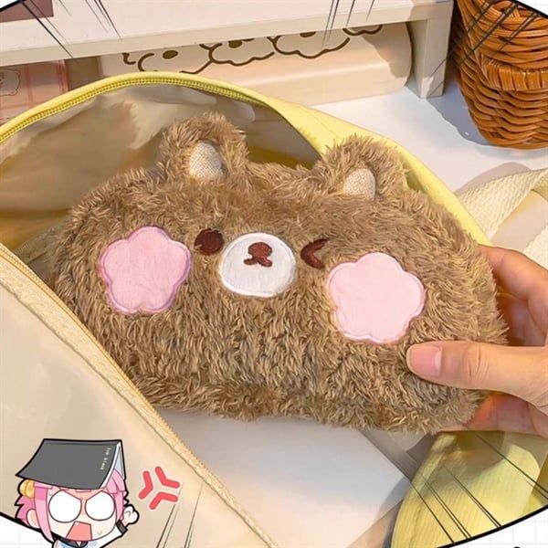  Hộp bút lông thú má hồng 