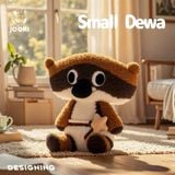  Thú bông đầu dẹt đóng bỉm 28cm 