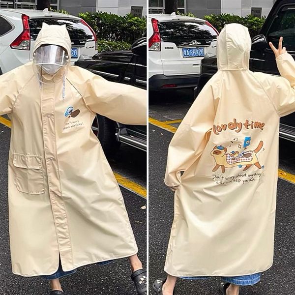  Áo mưa choàng hình dễ thương 