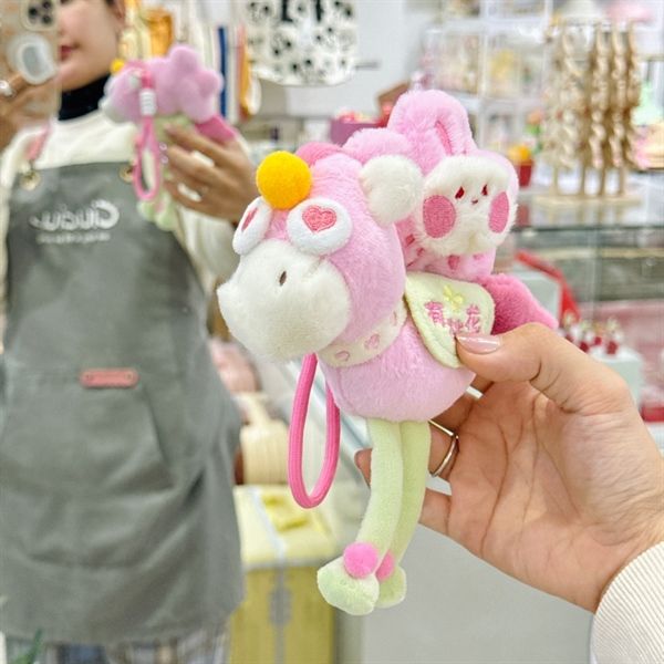  Móc khoá ngựa bông mắt trố hoa 