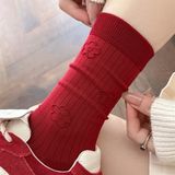  Tất Tom's family tone đỏ hình nổi nhí 