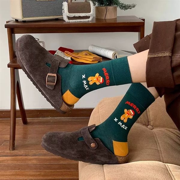  Tất Giáng Sinh bo cổ + hộp tam giác 