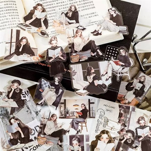  Sticker Young Girl MoCard 30 miếng 
