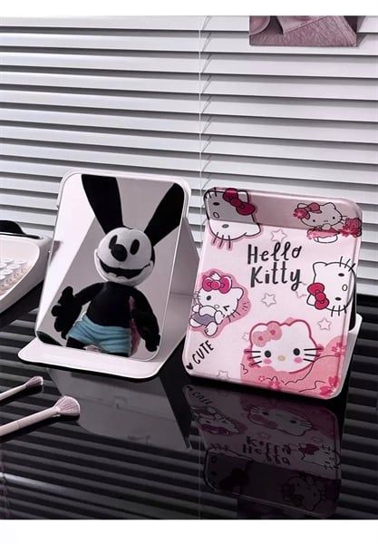  Gương gập Hello Kitty ngôi sao 20x15cm 