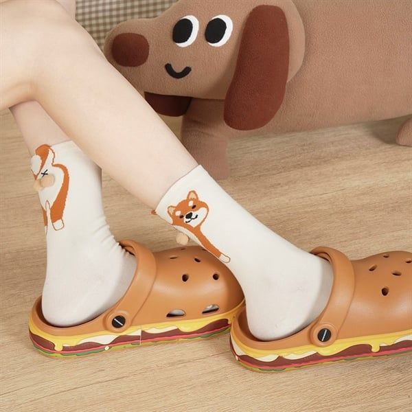  Tất DAMAHOOV Cún bi bông nổi 