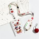  Dây đeo thẻ nhựa trong 3 cún táo 