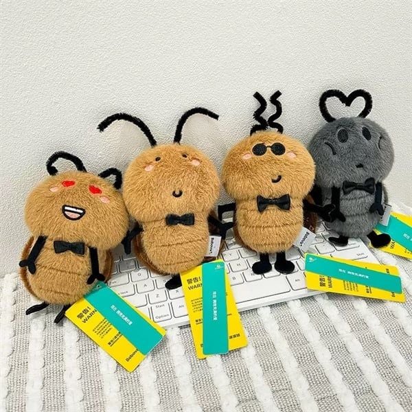  Móc khoá gián bông 10cm 