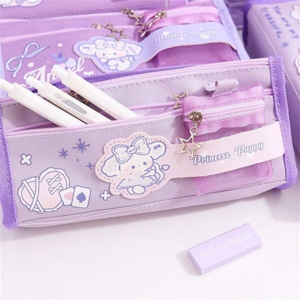  Hộp bút thỏ tím Yea Moko 