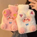  Túi chườm lông cừu đeo nơ 800ml 