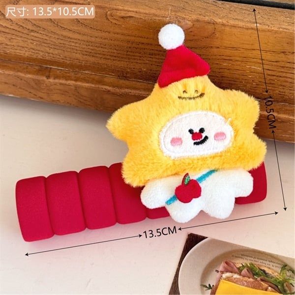  Bọc tay nắm cửa Giáng Sinh thú bông 