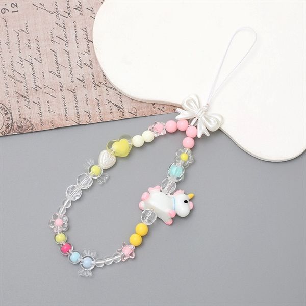 Dây charm đeo điện thoại unicorn 