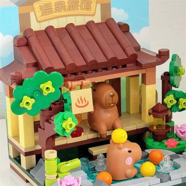  Xếp hình Jaki Capybara nghỉ dưỡng 