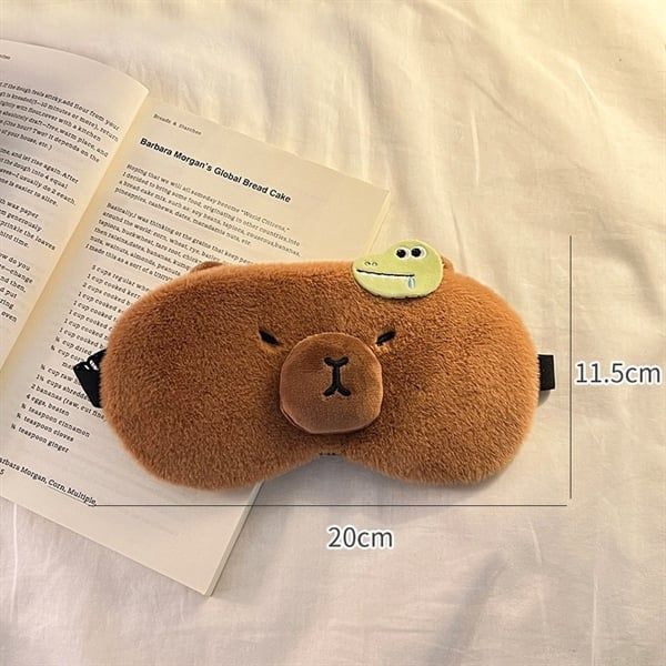  Bịt mắt capybara đội cá sấu 